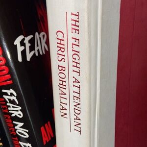 The Flight Attendant by Chris Bohjalian hardcover book